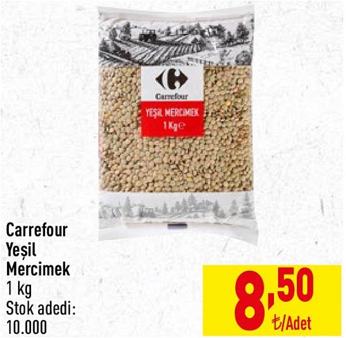 Carrefour Yeşil Mercimek 1 kg image