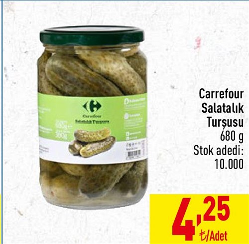 Carrefour Salatalık Turşusu 680 g image