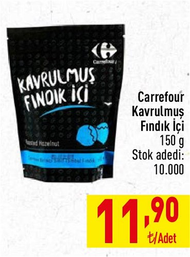 Carrefour Kavrulmuş Fındık İçi 150 g image