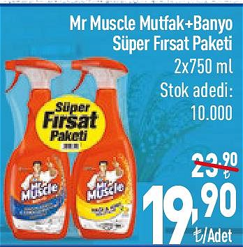 Mr. Muscle Mutfak Banyo Süper Fırsat Paketi 2x750 ml image