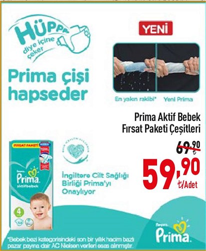 Prima Aktif Bebek Fırsat Çeşitleri/Adet image