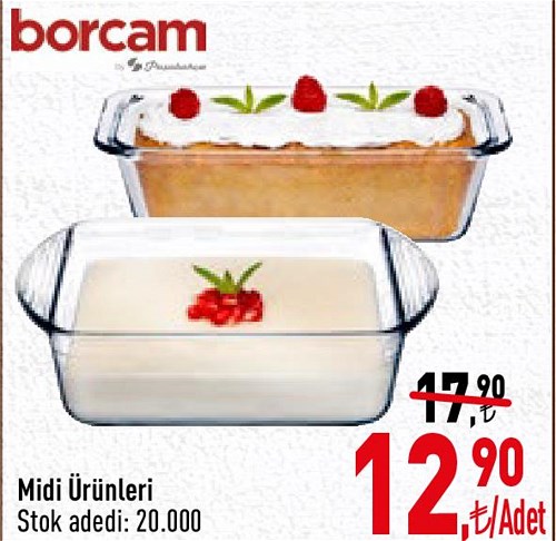 Paşabahçe Borcam Midi Ürünleri/Adet image