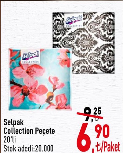 Selpak Collection Peçete 20'li image