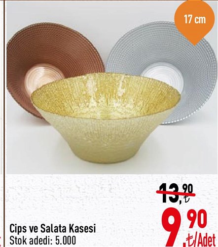 Cips ve Salata Kasesi 17 cm image