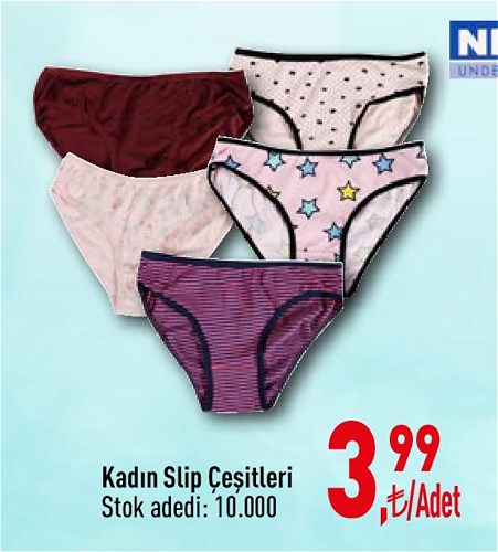 NBB Kadın Slip Çeşitleri/Adet image