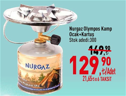 Nurgaz Olympos Kamp Ocak+Kartuş image