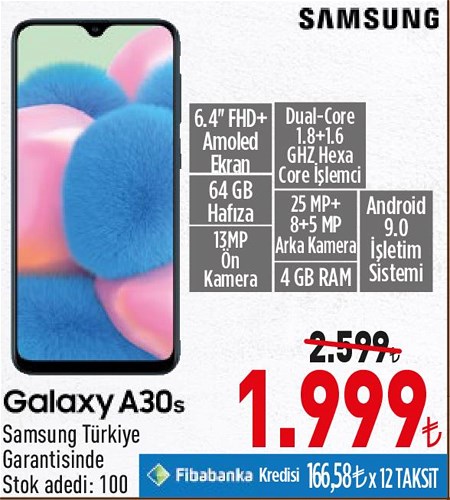 Samsung Galaxy A30S 64 GB Cep Telefonu image