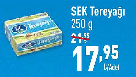 Sek Tereyağı 250 g image