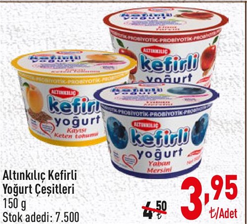 Altınkılıç Kefirli Yoğurt Çeşitleri 150 g image