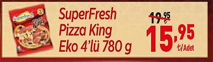 SuperFresh Pizza King Eko 4'lü 780 g image