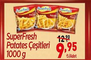 SuperFresh Patates Çeşitleri 1000 g image