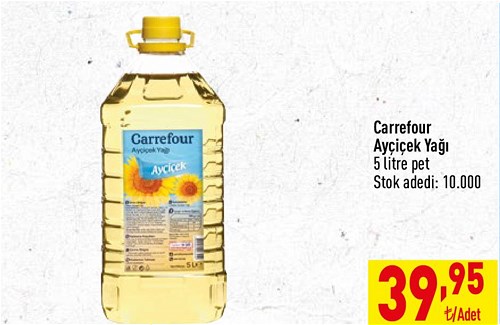 Carrefour Ayçiçek Yağı 5 l Pet image