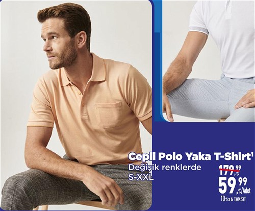 Altınyıldız Cepli Polo Yaka T-Shirt image