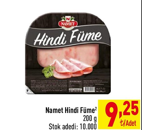 Namet Hindi Füme 200 g image