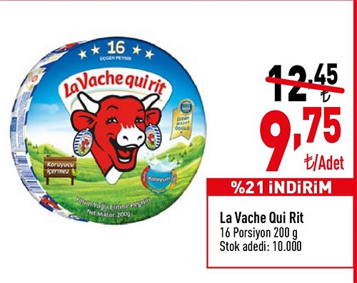 La Vache Qui Rit 16 Porsiyon 200 g image