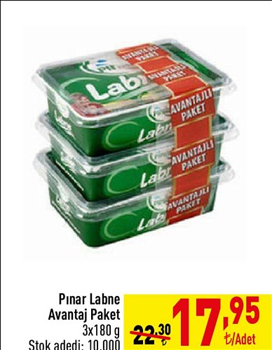 Pınar Labne Avantajlı Paket 3x180 g image