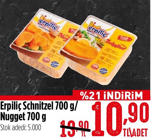 Erpiliç Schnitzel/Nugget 700 g image