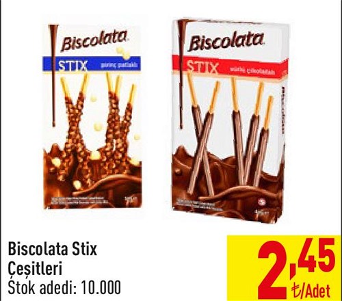 Biscolata Stix Çeşitleri/Adet image