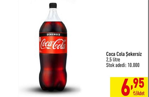 Coca Cola Şekersiz 2,5 l image