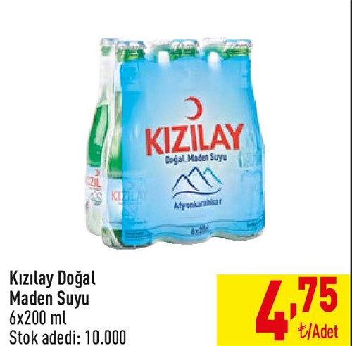 Kızılay Doğal Maden Suyu 6x200 ml image