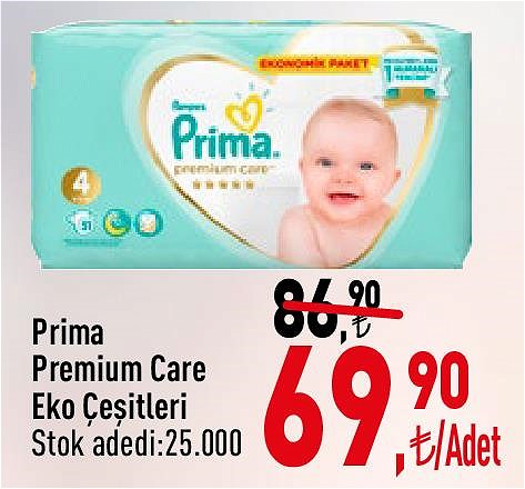 Prima Premium Care Eko Çeşitleri/Adet image