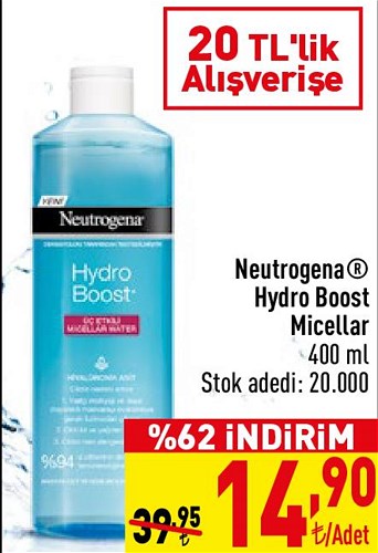 Neutrogena Hydro Boost Micellar 400 ml image