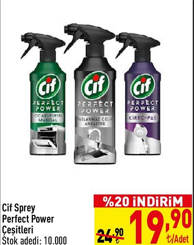 Cif Sprey Perfect Power Çeşitleri/Adet image