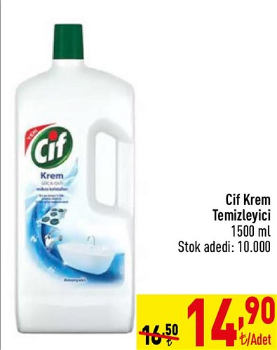 Cif Krem Temizleyici 1500 ml image