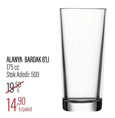 Paşabahçe Alanya Bardak 6'lı  175 cc image