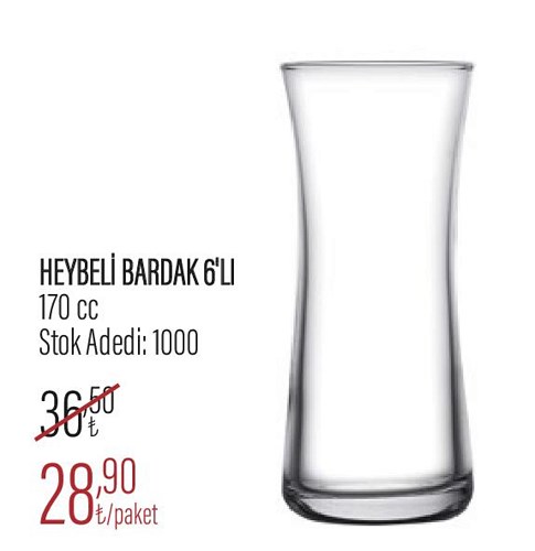 Paşabahçe Heybeli Bardak 6'lı 170 cc image