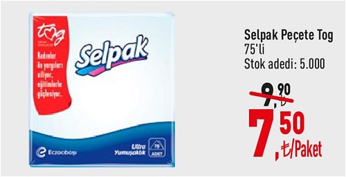 Selpak Peçete Tog 75'li image