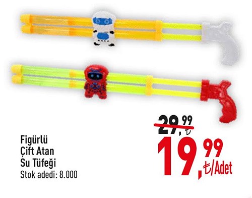 Figürlü Çift Atan Su Tüfeği image