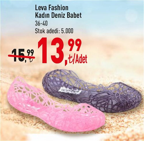 Leva Fashion Kadın Deniz Babet image