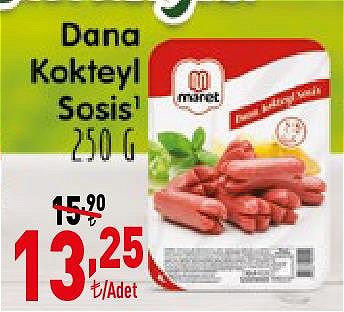 Maret Dana Kokteyl Sosis 250 g image