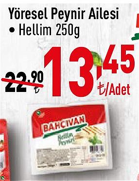 Bahçıvan Yöresel Peynir Ailesi Hellim 250 g image