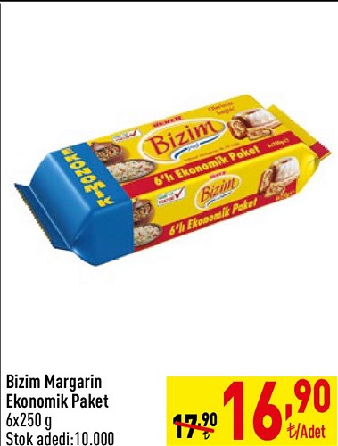 Bizim Margarin Ekonomik Paket 6x250 g image