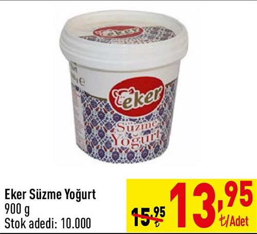 Eker Süzme Yoğurt 900 g image