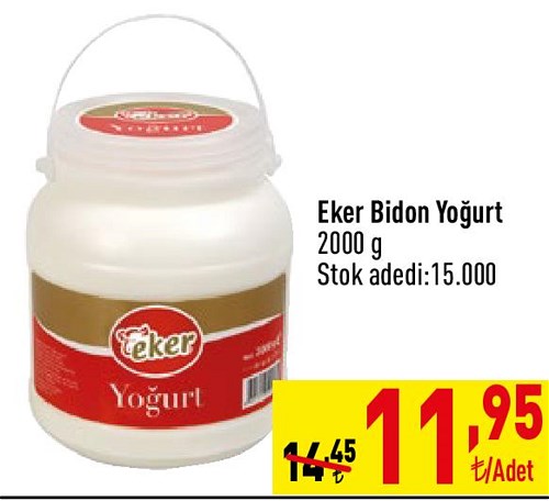 Eker Bidon Yoğurt 2000 g image