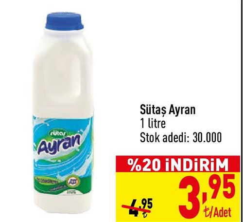 Sütaş Ayran 1 l image