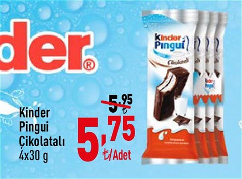 Kinder Pingui Çikolatalı 4x30 g image