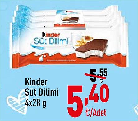 Kinder Süt Dilimi 4x28 g image