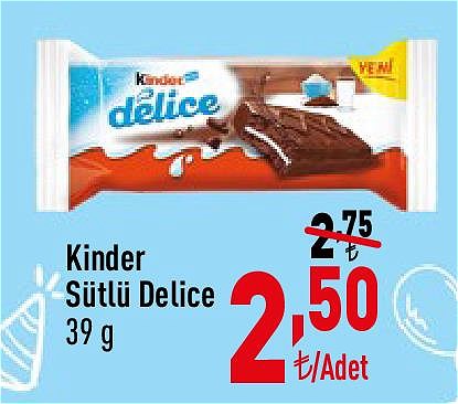 Kinder Sütlü Delice 39 g image