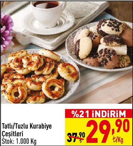 Tatlı/Tuzlu Kurabiye Çeşitleri kg image