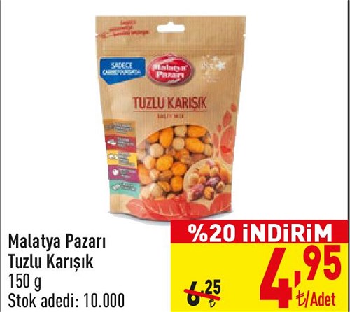 Malatya Pazarı Tuzlu Karışık 150 g image