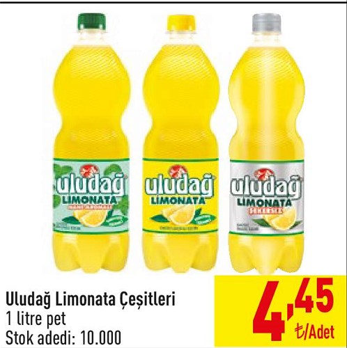 Uludağ Limonata Çeşitleri 1 l Pet image