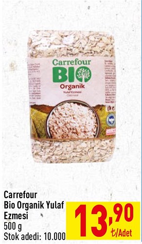 Carrefour Bio Organik Yulaf Ezmesi 500 g image