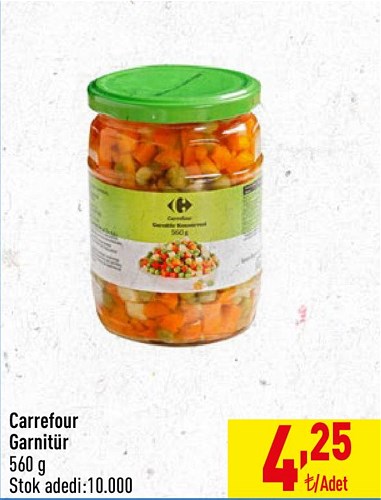 Carrefour Garnitür 560 g image