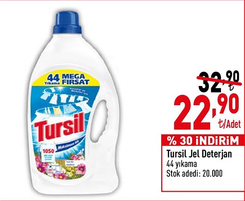 Tursil Jel Deterjan 44 Yıkama image