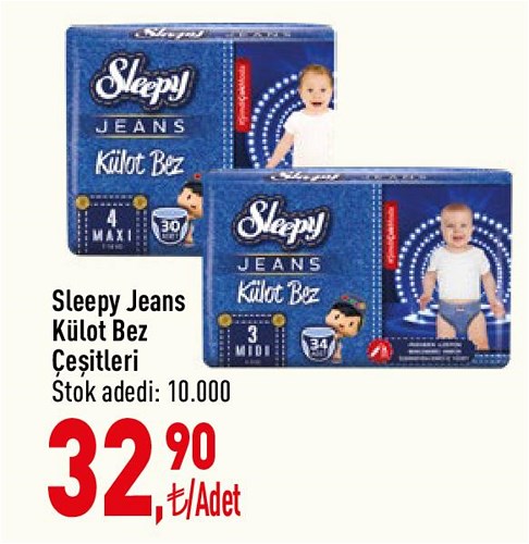 Sleepy Jeans Külot Bez Çeşitleri/Adet image