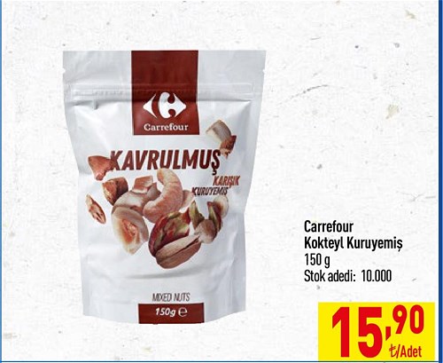 Carrefour Kokteyl Kuruyemiş 150 g image